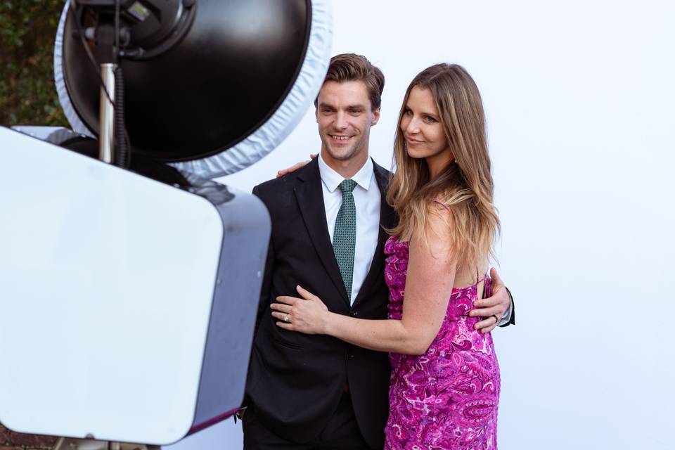Wedding Glam Booth Couple