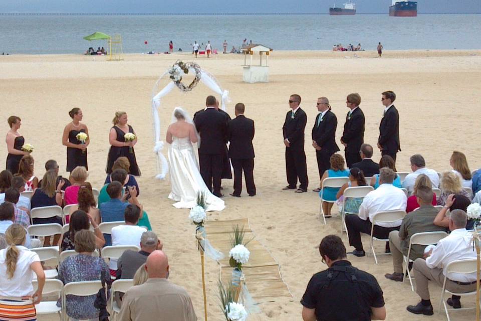 Beach wedding