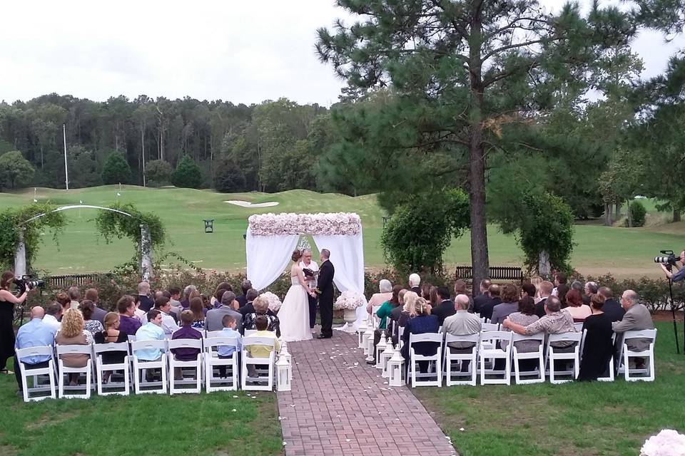 Saying the vows