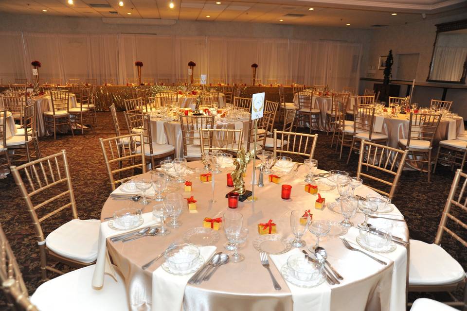 Banquet hall layout