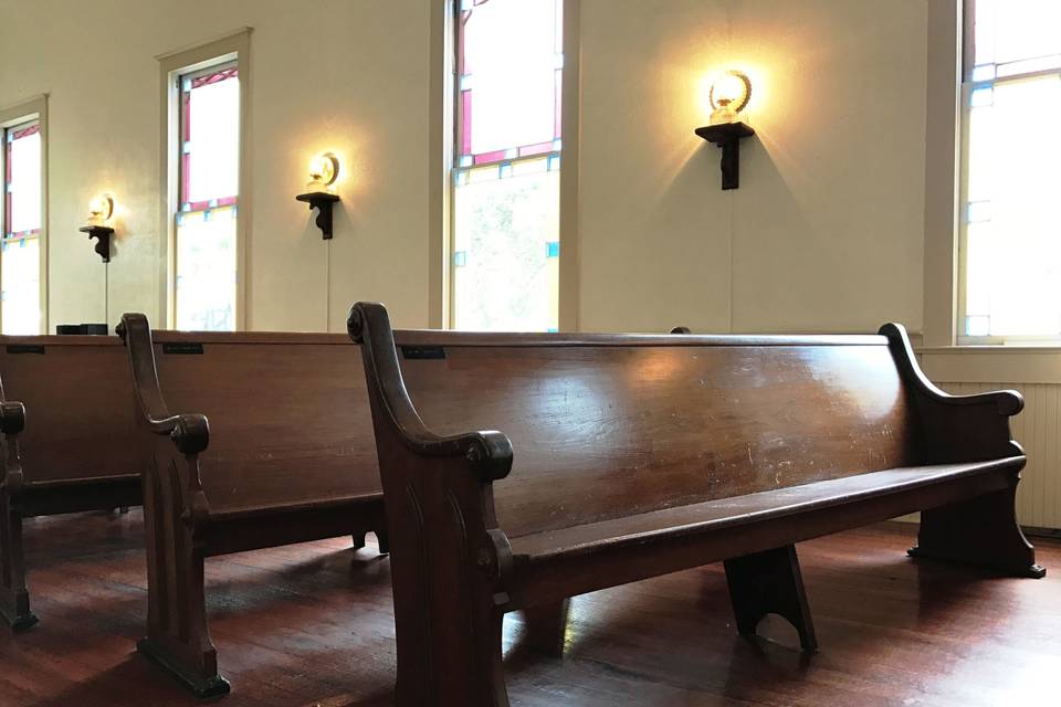 1887 Church pews