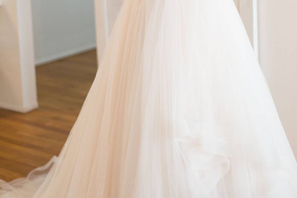 Elegant white gown