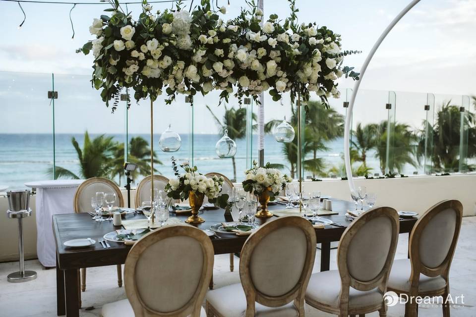 Oceanfront reception