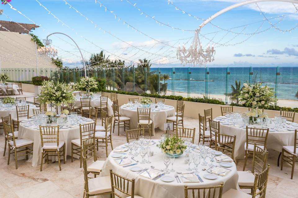 Oceanfront reception