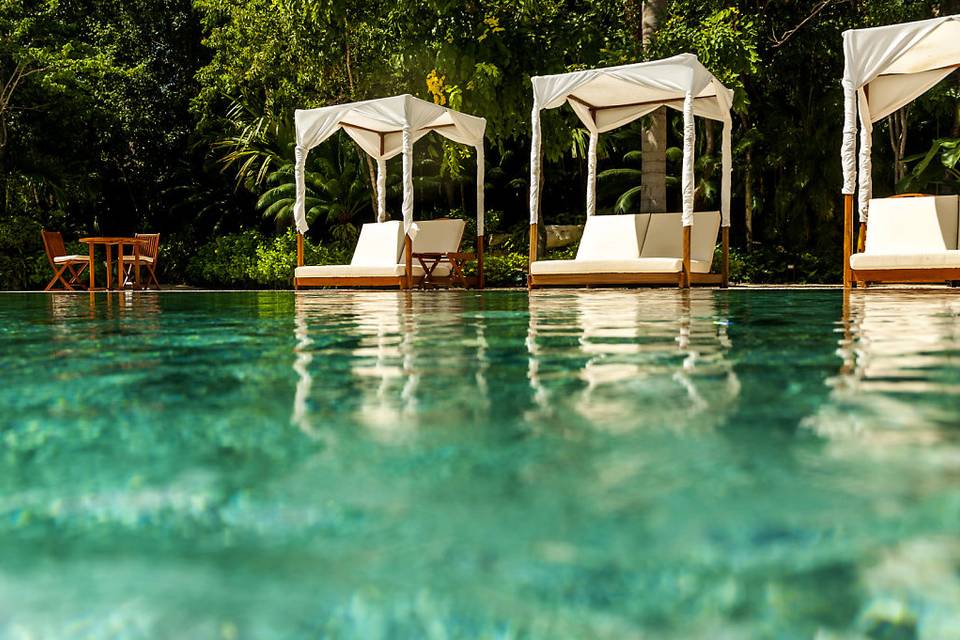 Pool cabanas