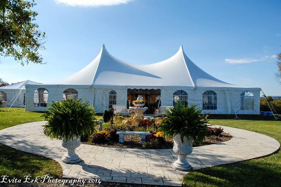 Tent reception