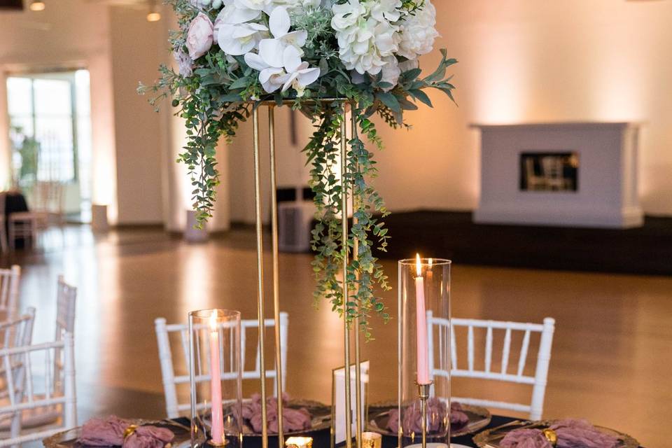 Level two wedding decor