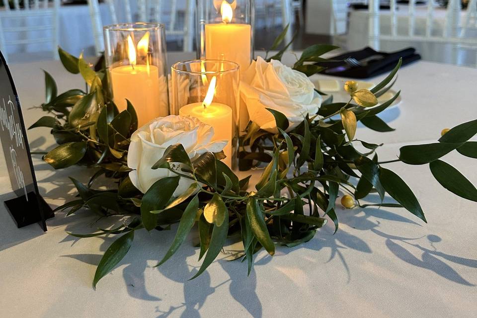Level two wedding decor
