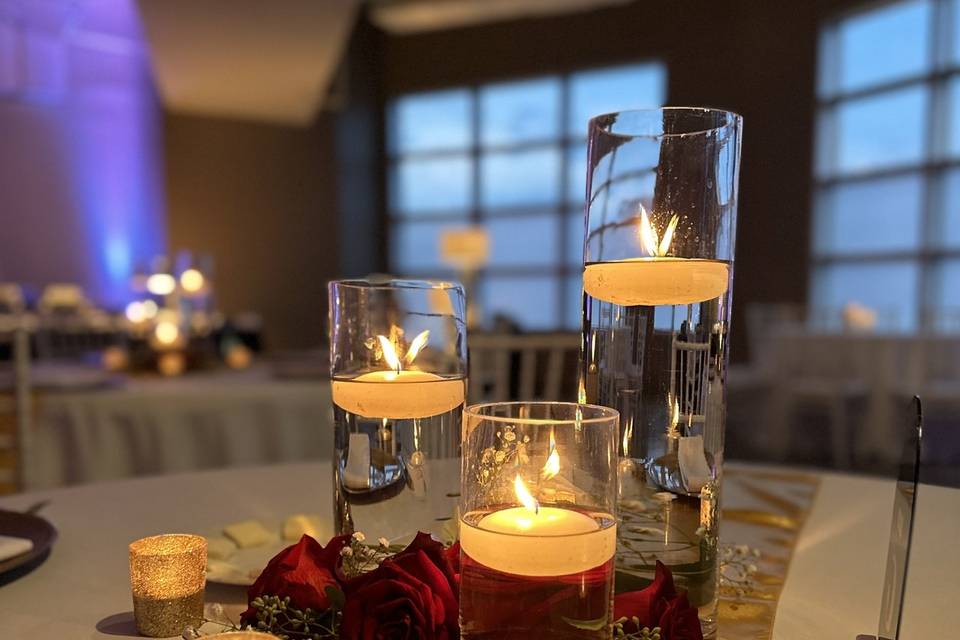 Level two wedding decor