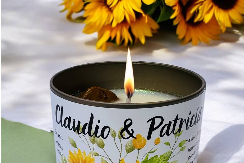 Anniversary Party Custom Candl