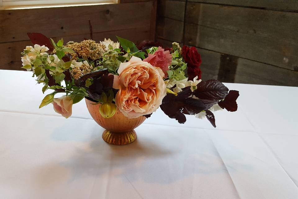 Sample table centerpiece