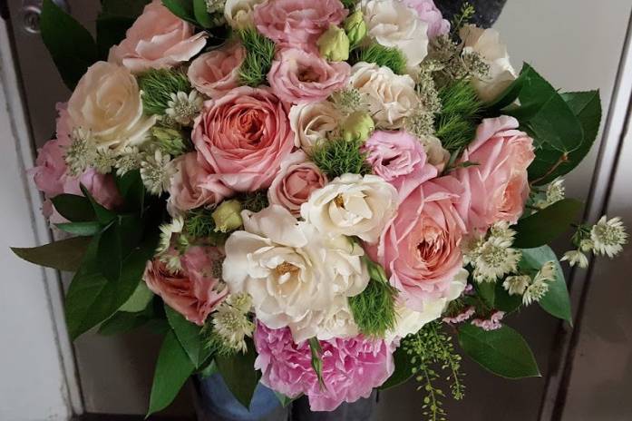 Pink floral arrangement