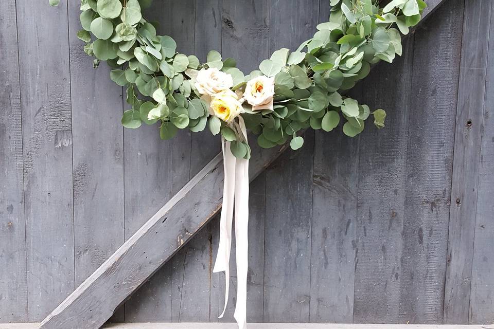 Tall floral arrangement