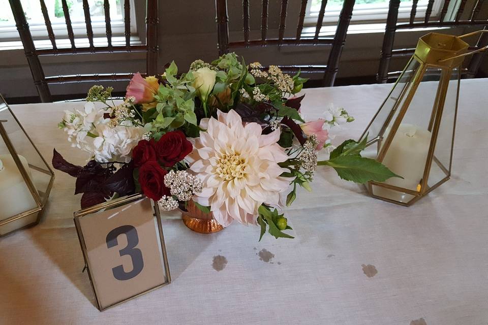 Sample table centerpiece