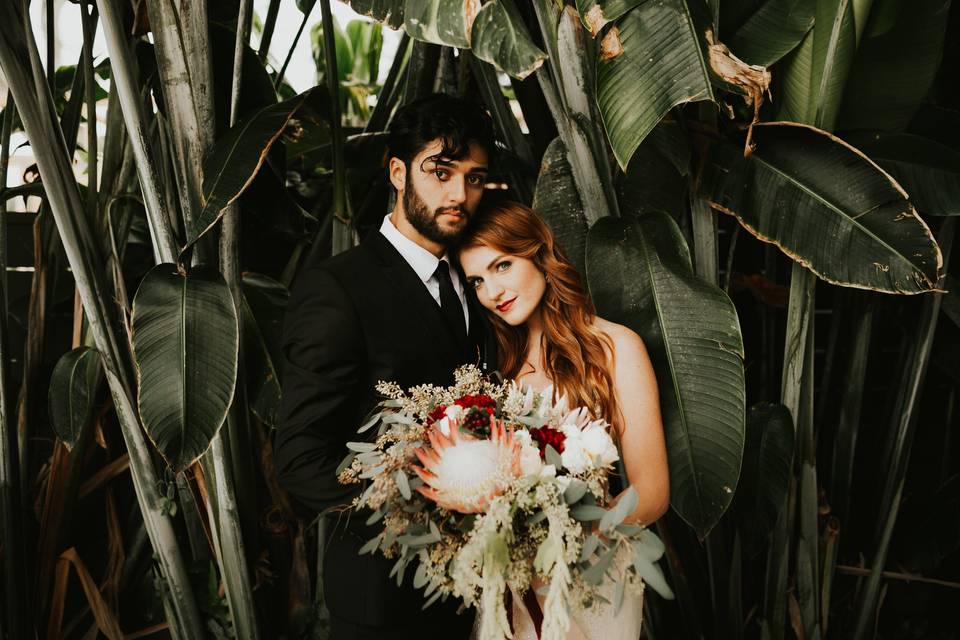 Juan & Courtney : Oahu, HI-- beautiful elopement of the two married in a million dollars ocean front home.