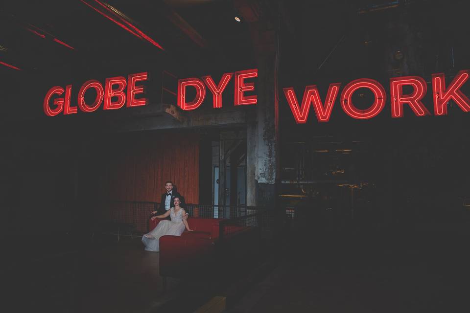 Globe Dye Works wedding