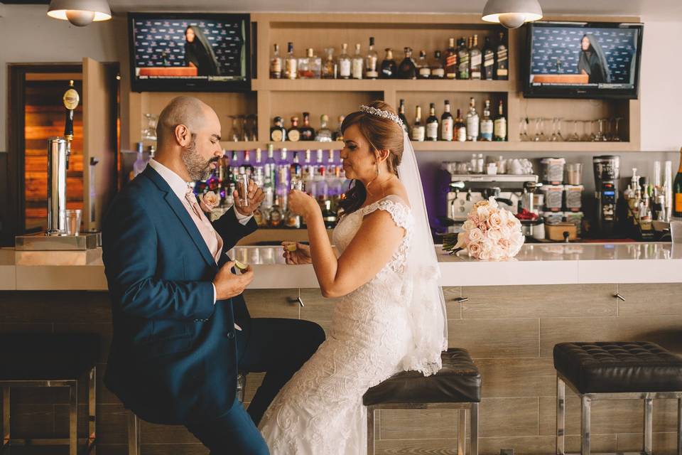 The bar area | Kristina Juarbe Photography