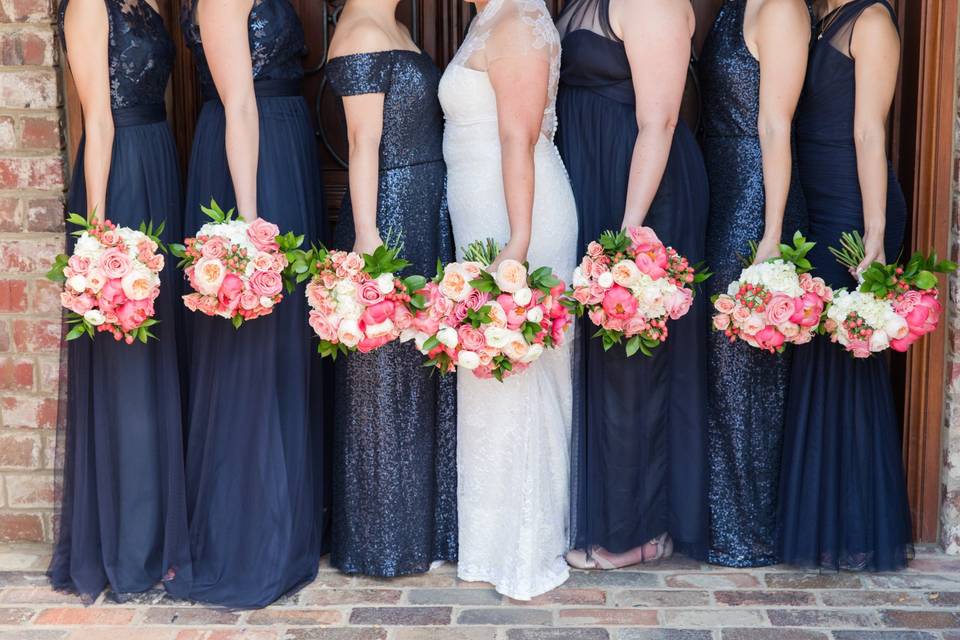 Classic Bridesmaid bouquets