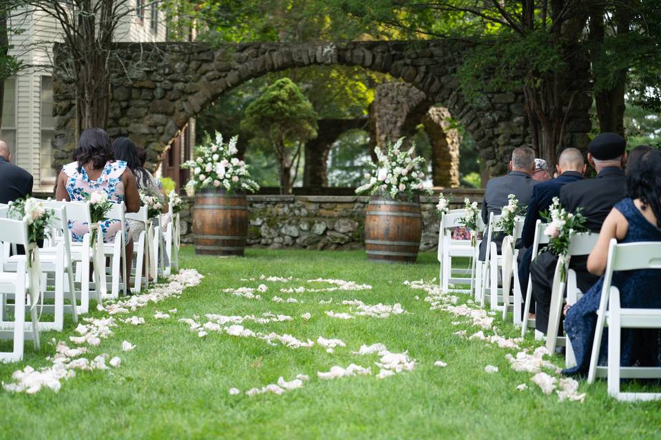 Outdoor Ceremony Setup