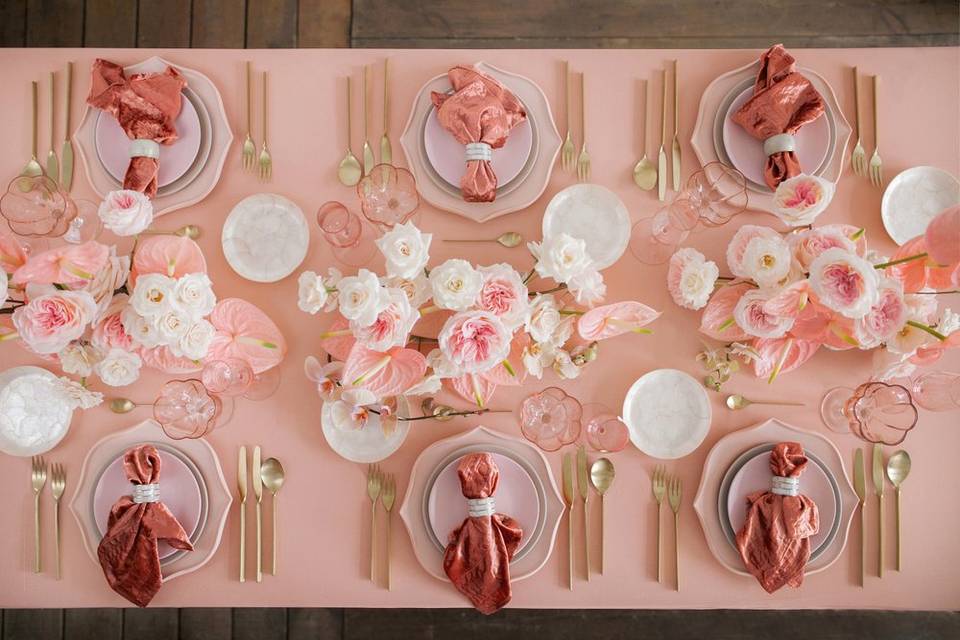 Pink, but classy.