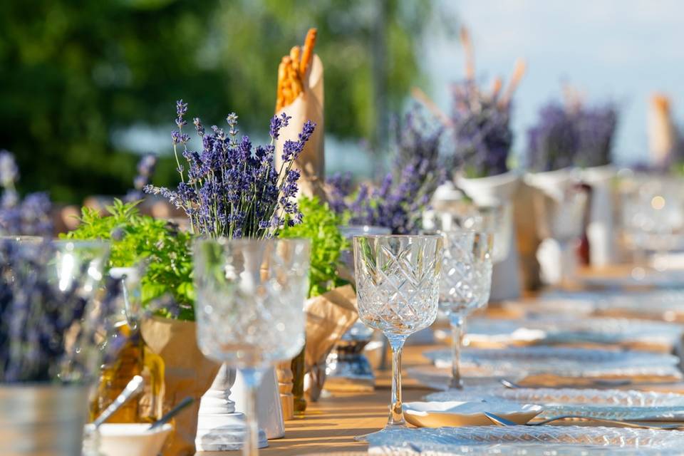 Organic intimate wedding.