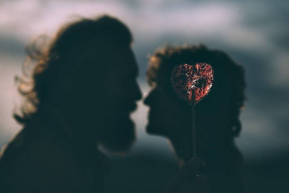 Sunset and candy