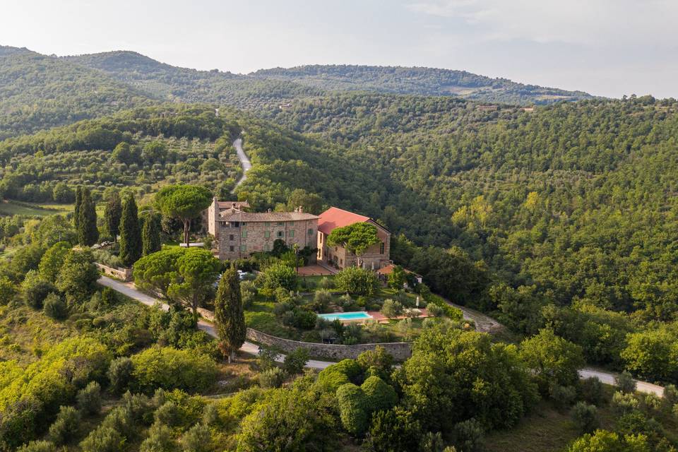Terzo di Danciano from above