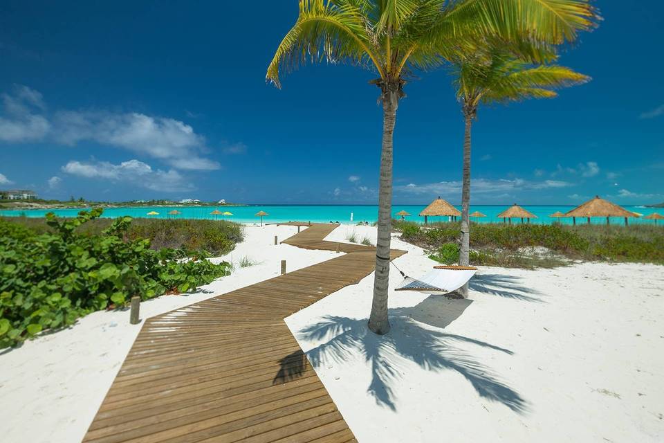 Walkway to the beach