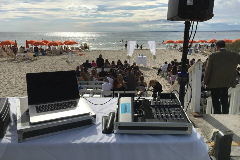 Beach ceremony