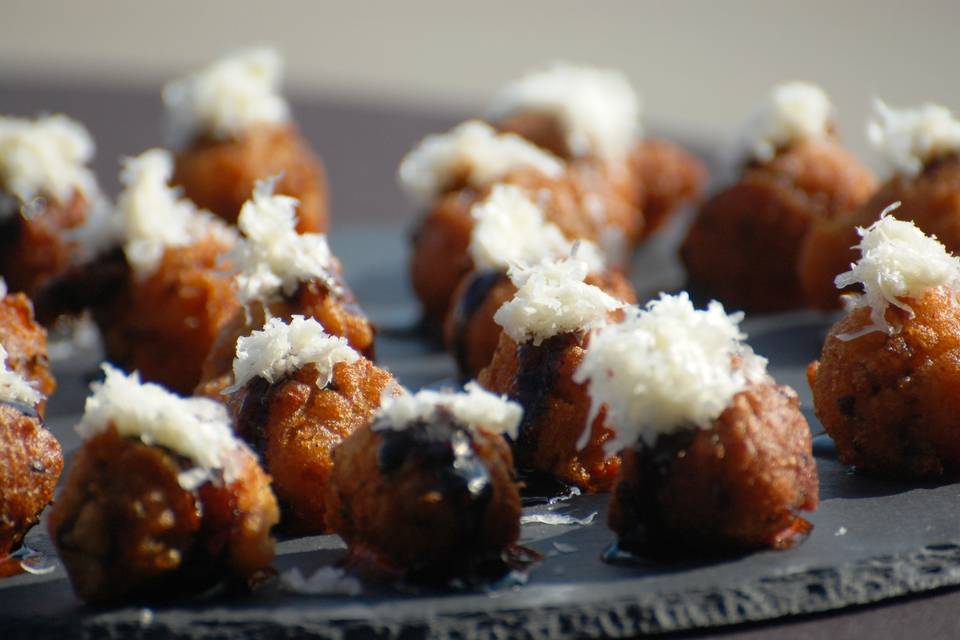 Mushroom Fried Hush Puppies