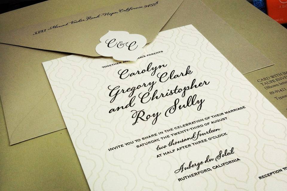 Wedding invitation by William-Arthur