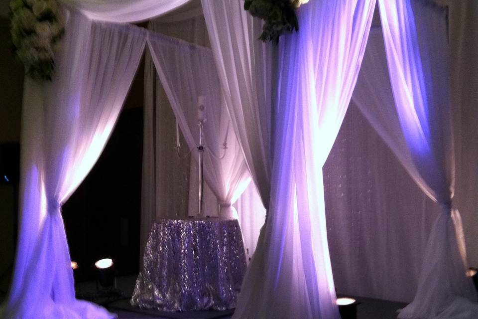 Wedding Ceremony Lighting, Virginia Beach, Virginia