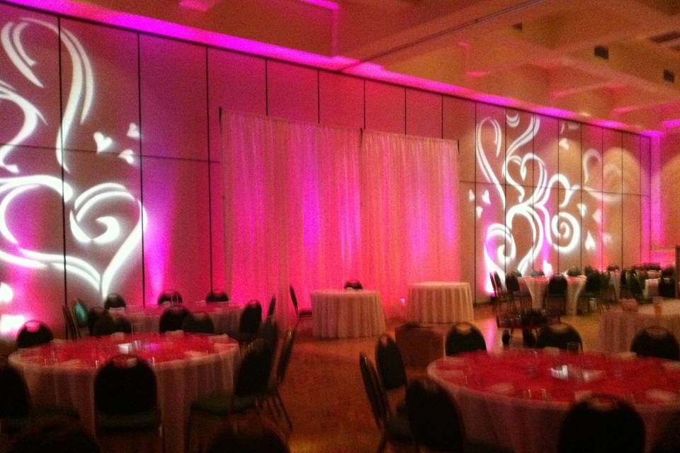 Wedding Reception Lighting, Virginia Beach, Virginia