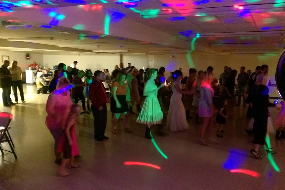 Keeping the dance floor busy! I play all the favorites!