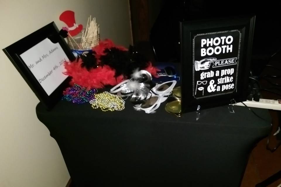 We were very proud to offer WMDS's new photo booth service to our first bride back in 2015!