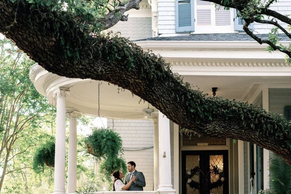 First dance on the porch