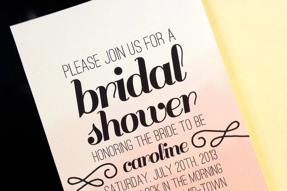 Nautical Theme Bridal Shower Invitation