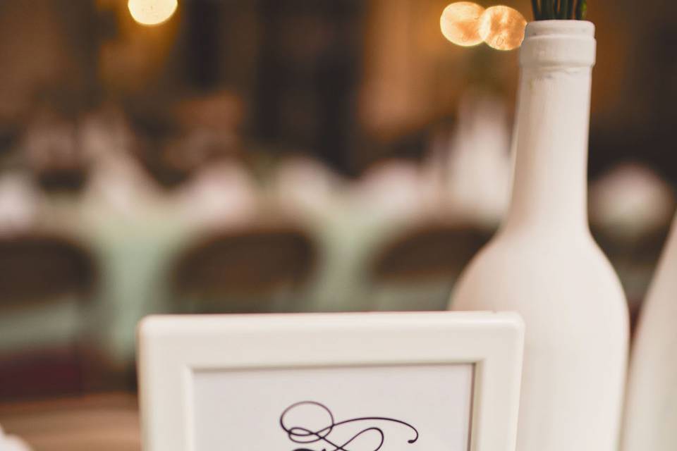 Table Numbers & Names Design