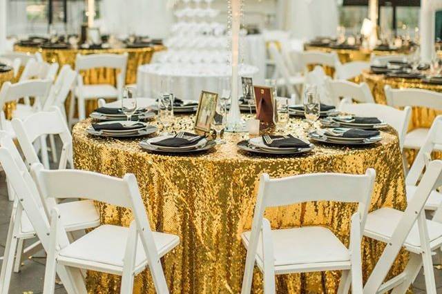 Gold table setup