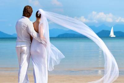 Beautiful beach wedding