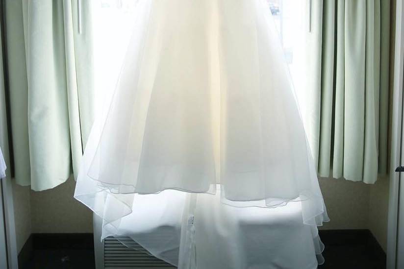 Bride's gown