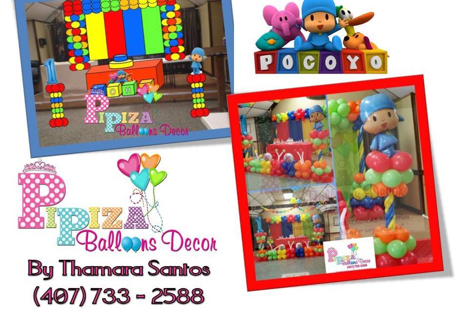 Pipiza Balloons Decor