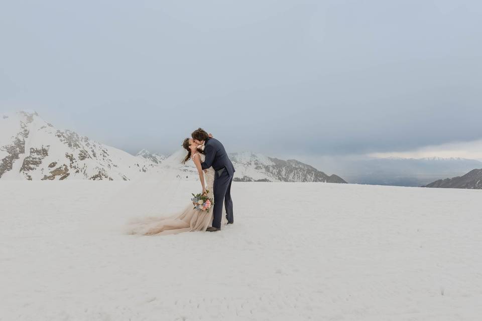 Mountain top wedding