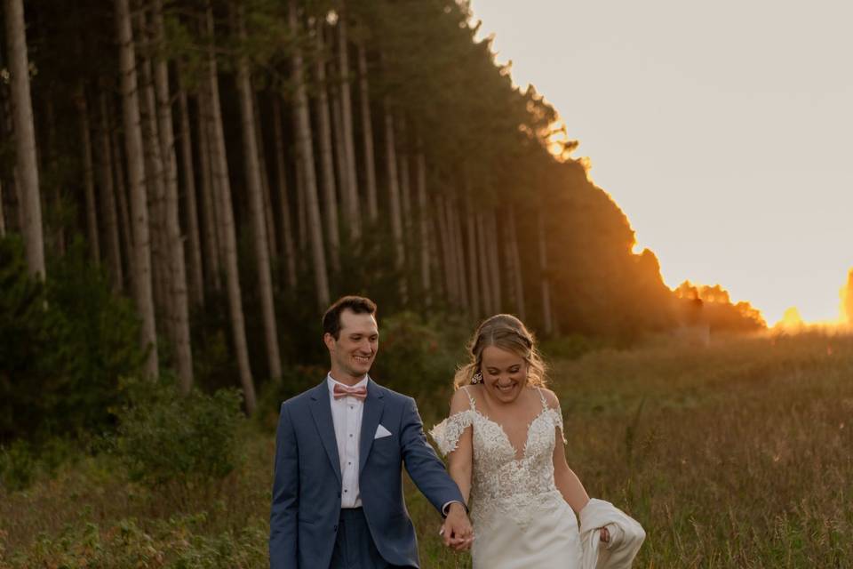 Couple in motion