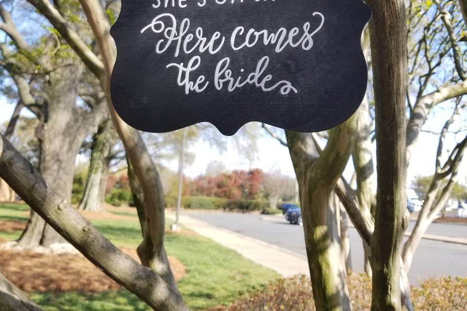 Ring Bearer Sign