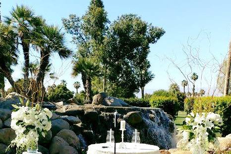 Ceremony Site, waterfall