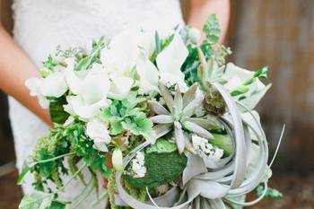 Soft green bouquet