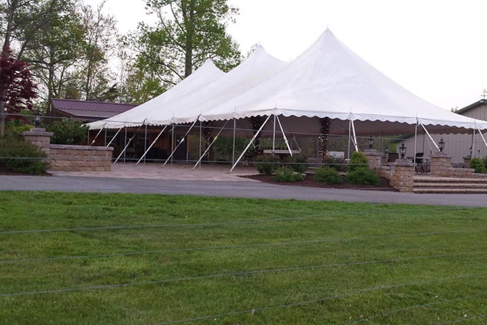 Tent wedding