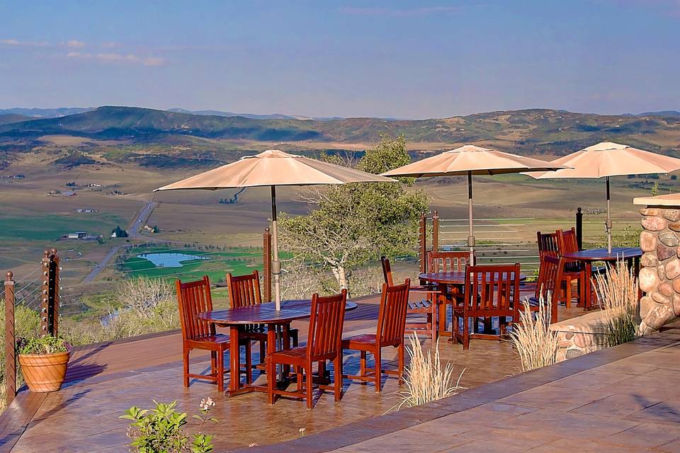 Lodge Back Patio View