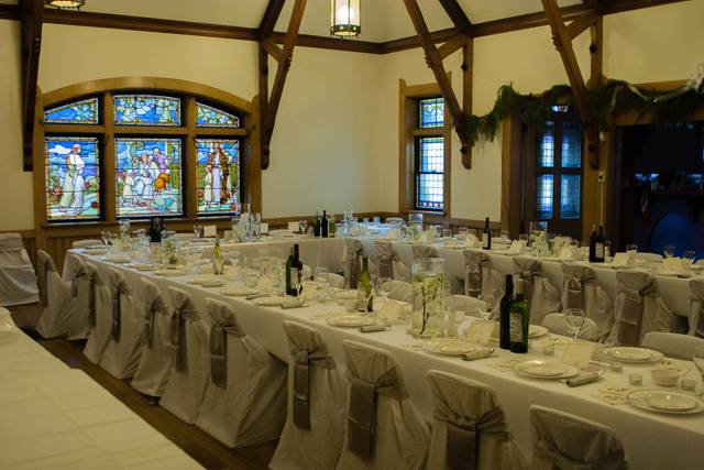 Emerson Hall reception set-up